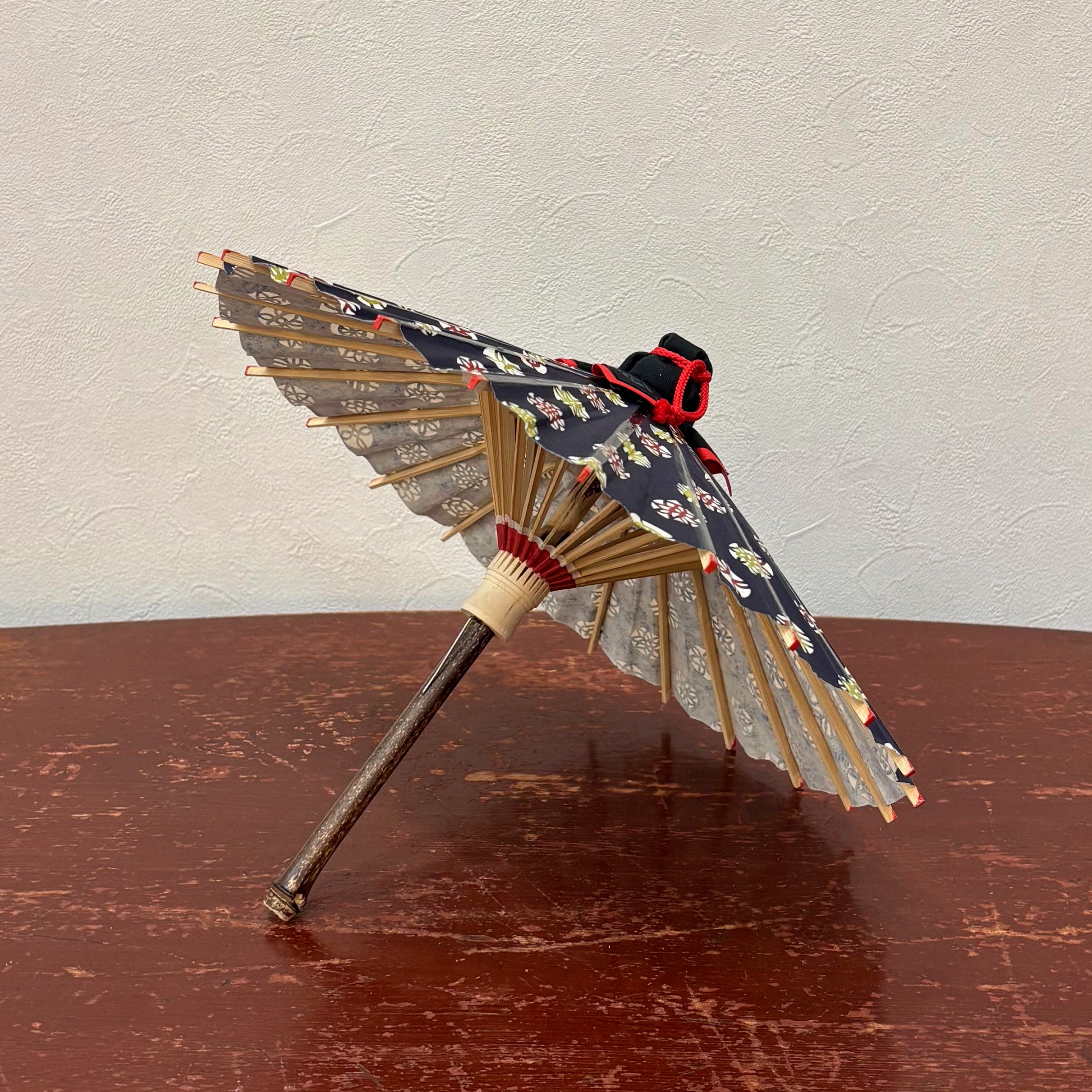 姫和傘  『花紋』紺