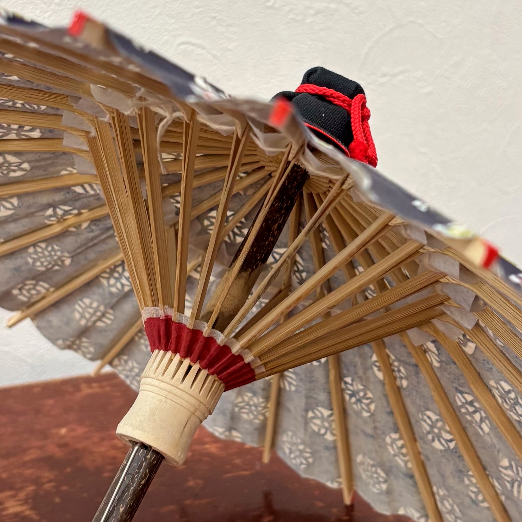 姫和傘  『花紋』紺