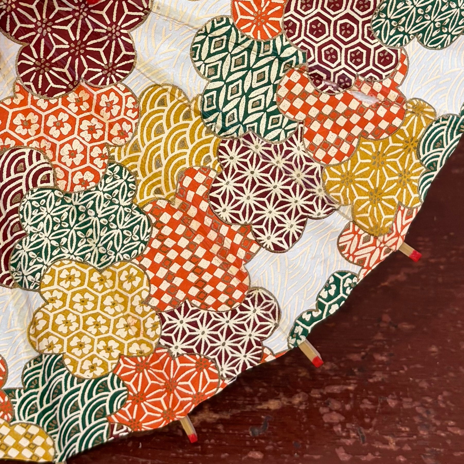 姫和傘 『光琳梅重ね』クリア漆