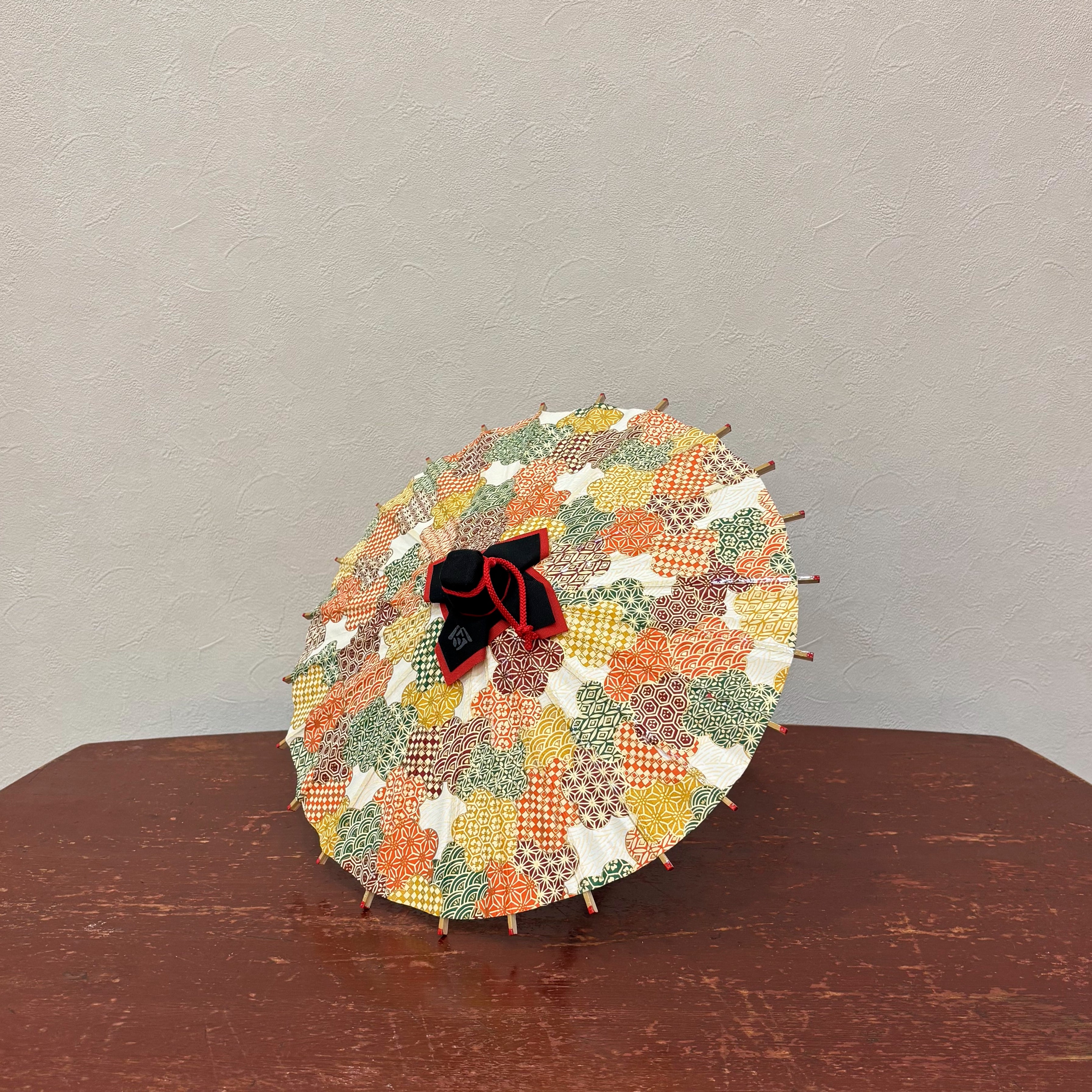 姫和傘 『光琳梅重ね』クリア漆