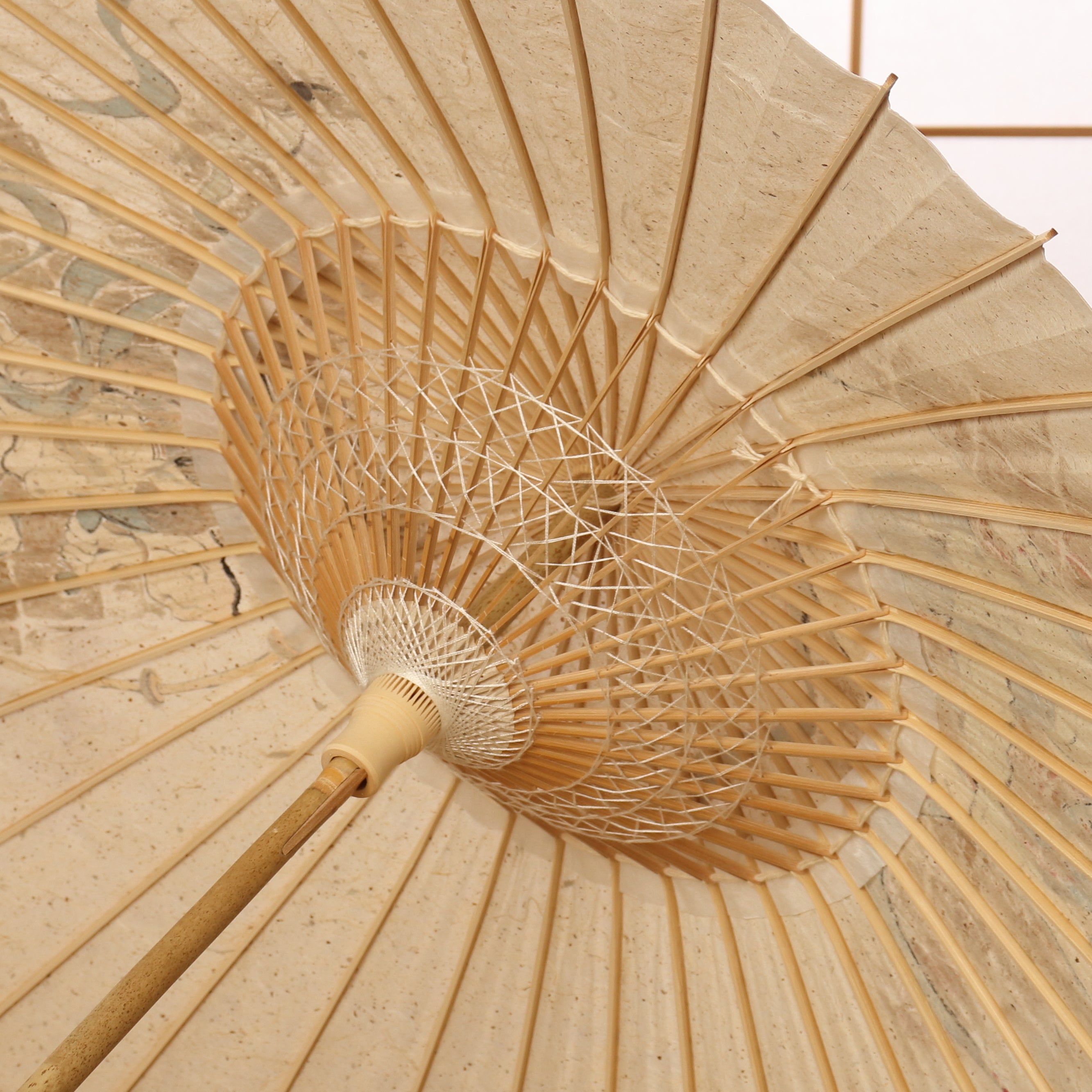 手描き京友禅 和日傘『風神雷神図』