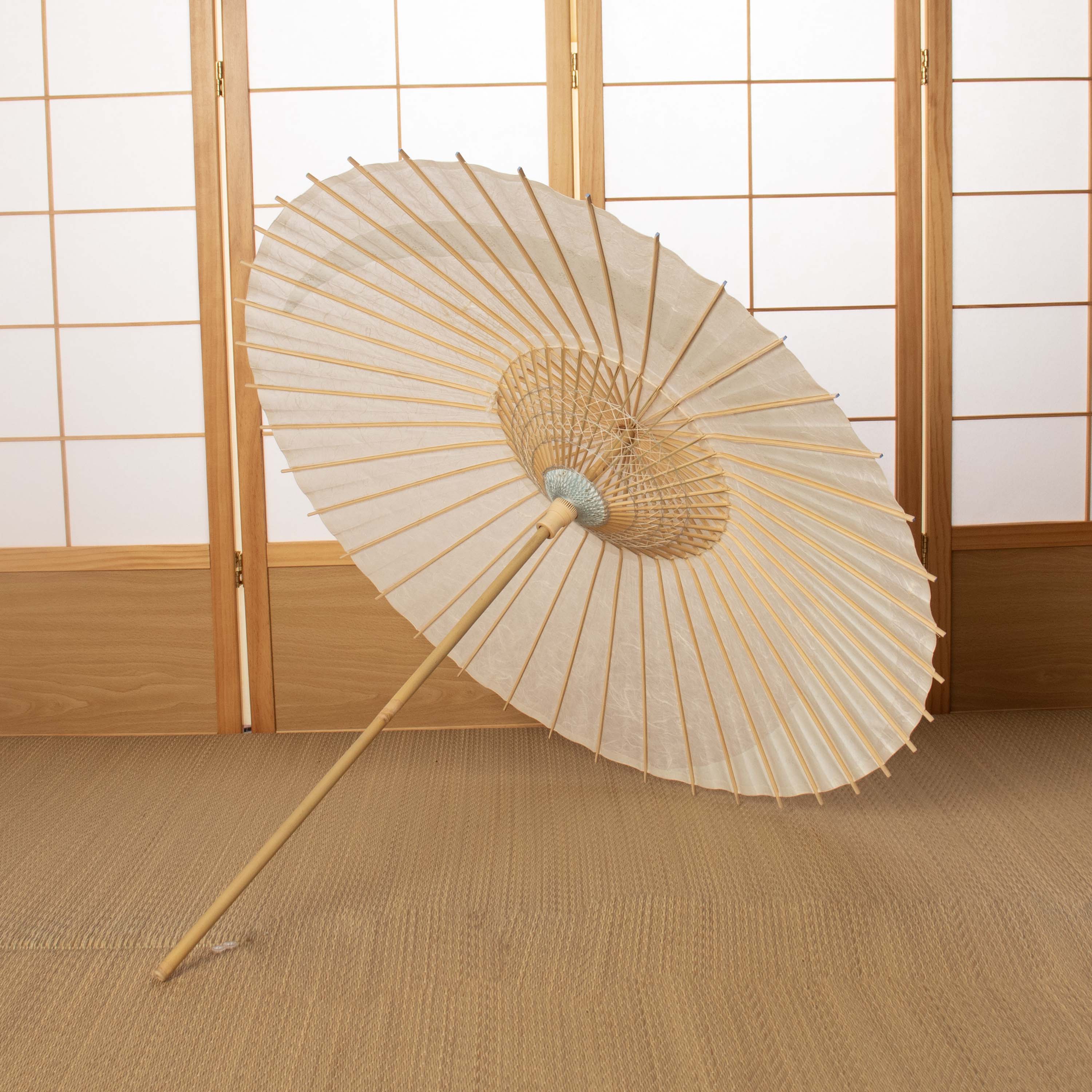 京都黒谷 特選日傘『巴』波桜