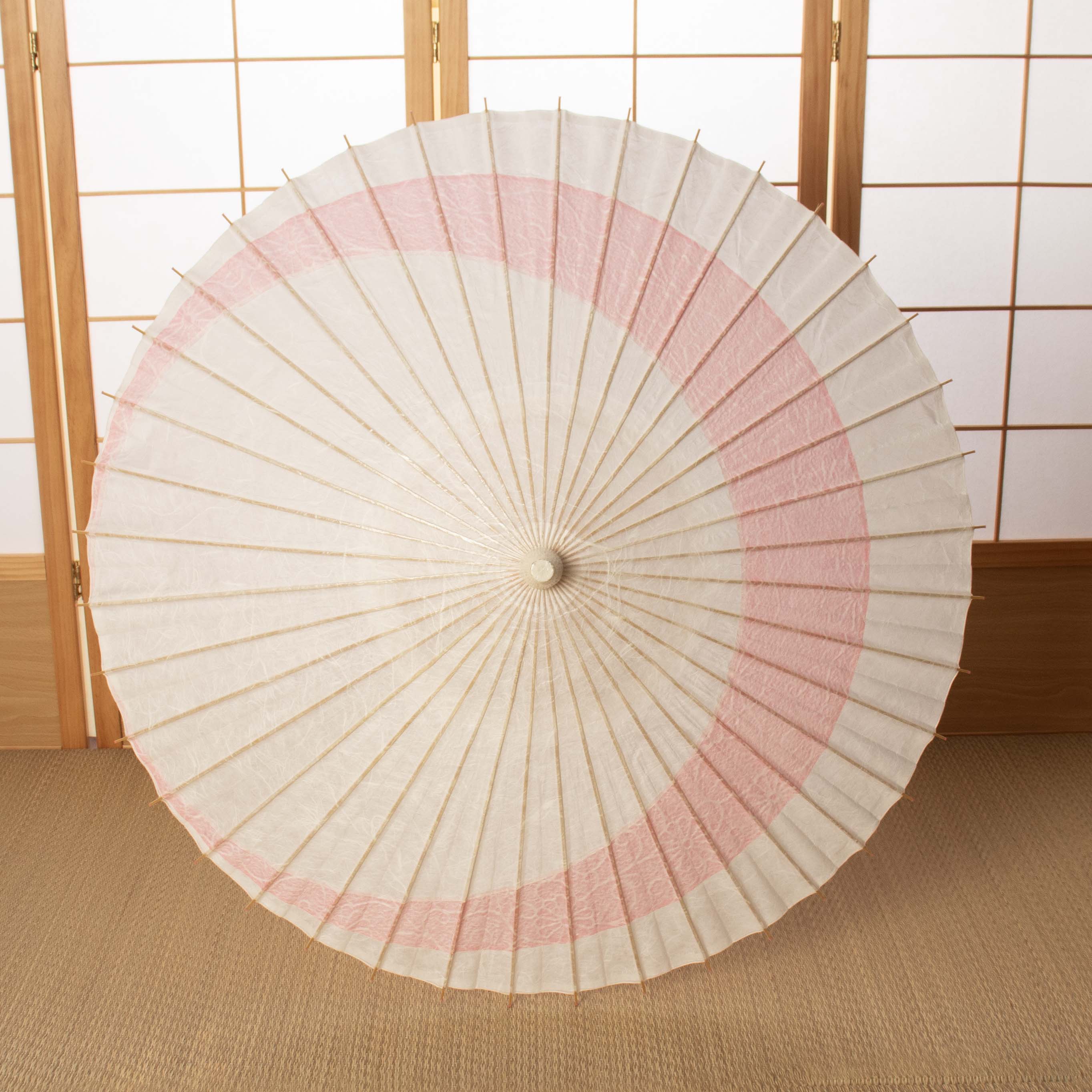 落水重ね  『三日月奴』 菊唐草 桜紗