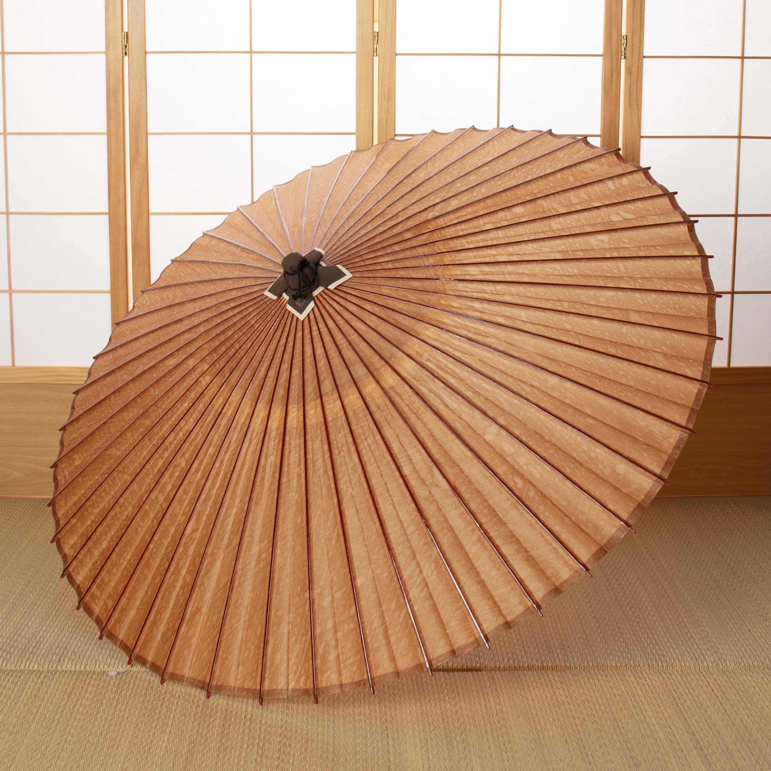 辻倉特撰無地 黒竹 柿渋染