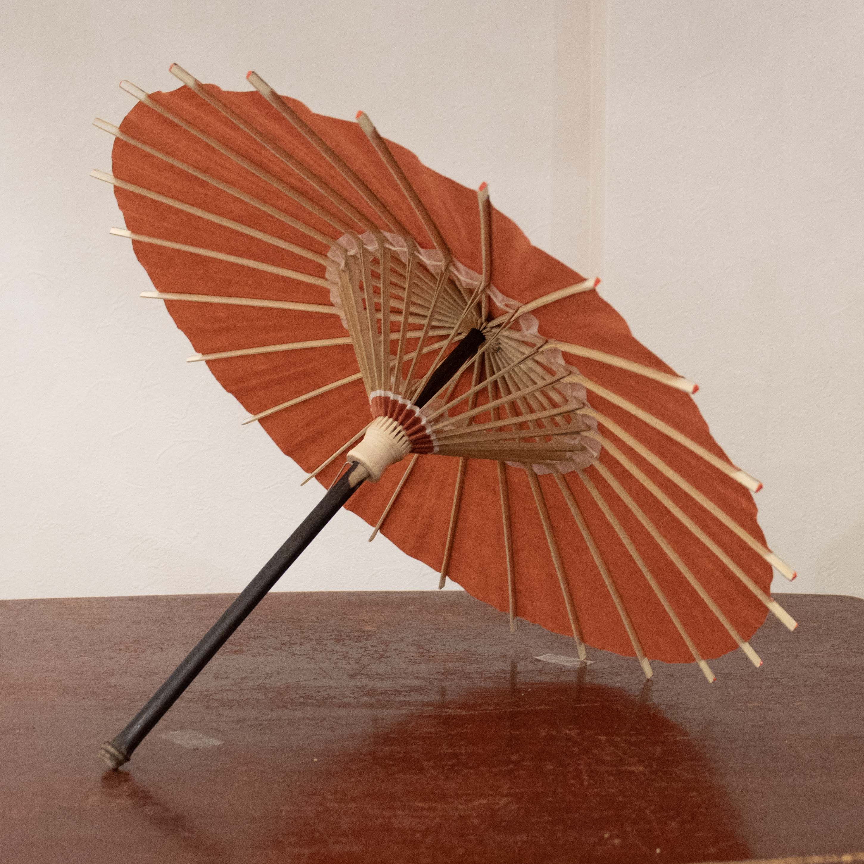 姫和傘 大寸 『橙』