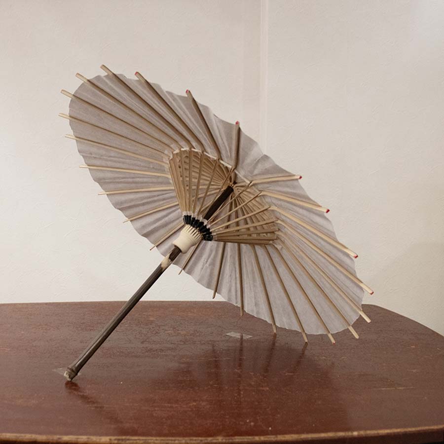 姫和傘  大寸『トンボの舞 黒』