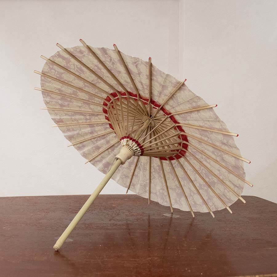 姫和傘  大寸『梅の花 赤』